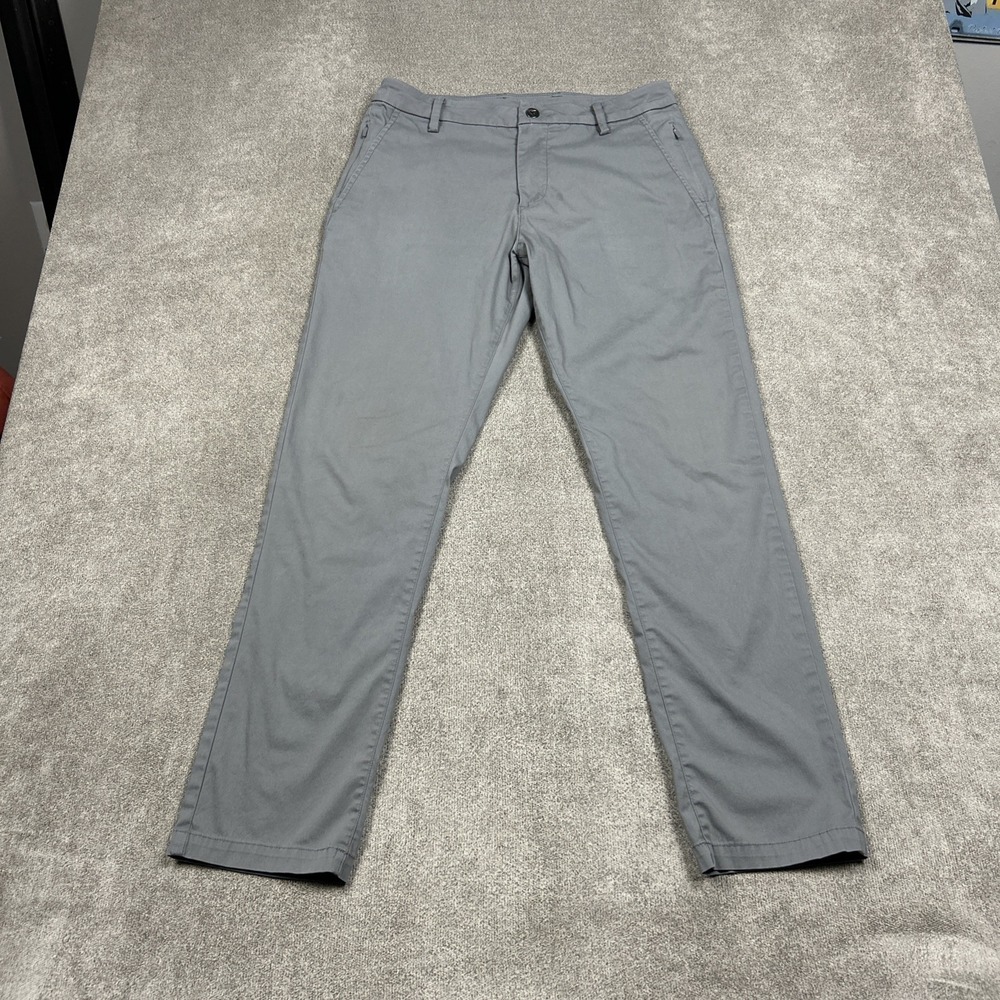 Birddogs Pants Mens 30x30 Gray Boom For Your Boomstick Unlined Performance Chino